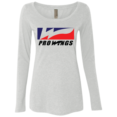 Pro Wings Ladies' Triblend LS Scoop