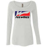 Pro Wings Ladies' Triblend LS Scoop