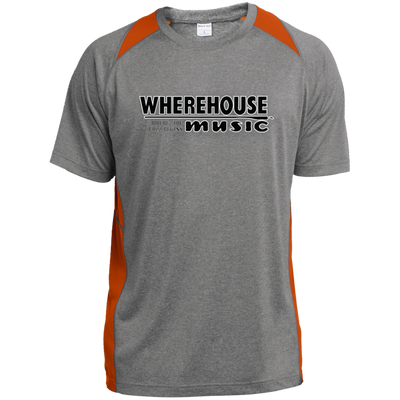 Wherehouse Music ST361 Heather Colorblock Poly T-Shirt