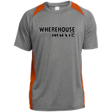 Wherehouse Music ST361 Heather Colorblock Poly T-Shirt