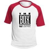 The Box White T201 SS Colorblock Raglan Jersey