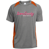 Sam Goody ST361 Heather Colorblock Poly T-Shirt