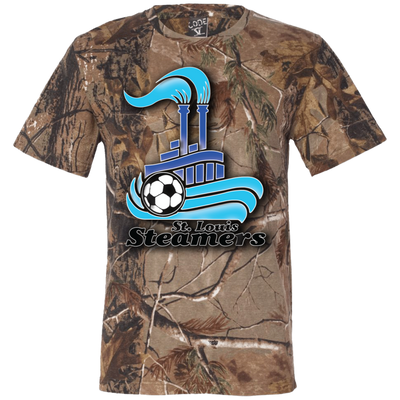 St. Louis Steamers Black 3980 Code V Short Sleeve Camouflage T-Shirt