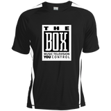 The Box White ST351 Colorblock Dry Zone Crew