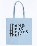 There& Their& They're& Thurr Canvas Promo Tote