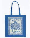 Souvenir Of The World Fair 1904 Canvas Promo Tote