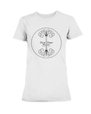 Stix Baer + Fuller Circle Black Ultra Ladies T-Shirt