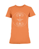 Stix Baer + Fuller Circle White Ultra Ladies T-Shirt