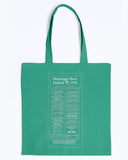 Mississippi River Fest Flyer Canvas Promo Tote