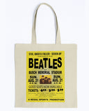 Beatles at Busch Memorial Canvas Promo Tote