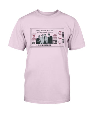 The Beatle's Field Box Ticket Cotton T-Shirt