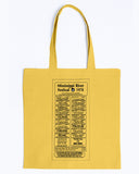 Mississippi River Fest Flyer Canvas Promo Tote