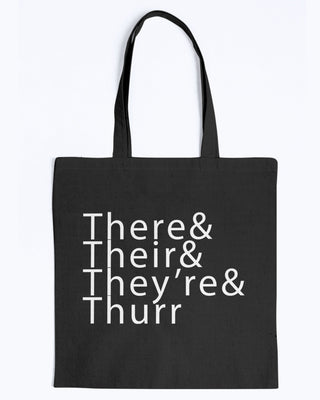 There& Their& They're& Thurr Canvas Promo Tote